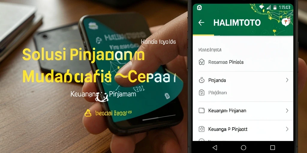 Antarmuka pengguna HALIMTOTO yang sederhana dan mudah digunakan.