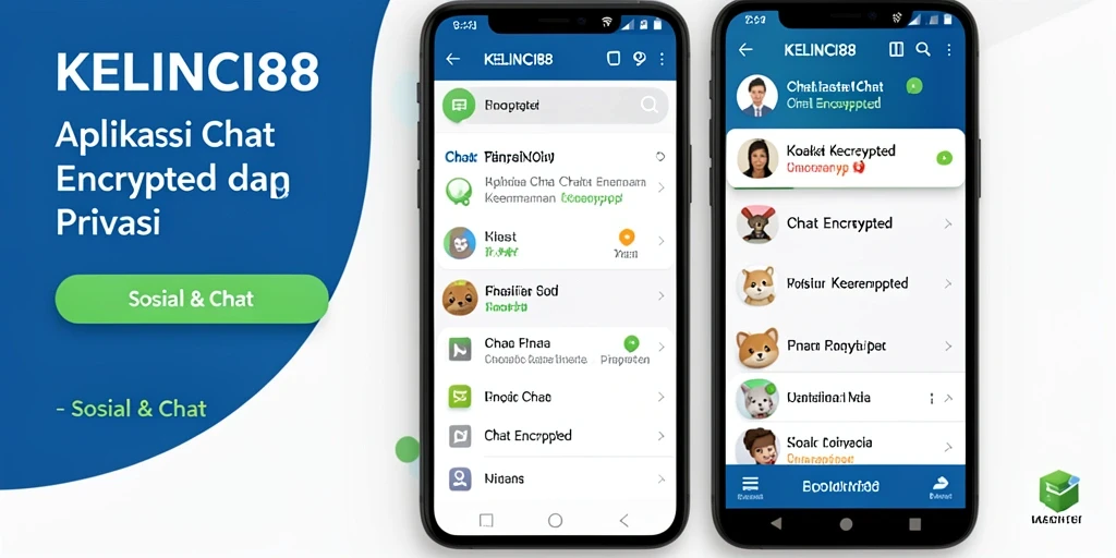 Antarmuka modern KELINCI88 menunjukkan fitur Chat Encrypted yang mudah digunakan.