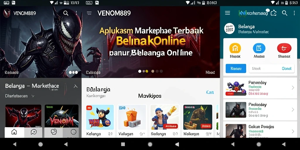 Tampilan antarmuka pengguna VENOM889 yang ramah dan fungsional.